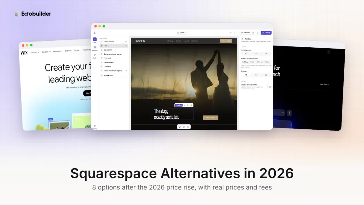 Squarespace Alternatives in 2026: 8 Options After the Price Rise