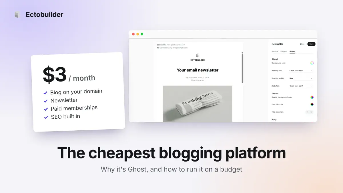 The Cheapest Blogging Platform in 2026 (That You Actually Own)