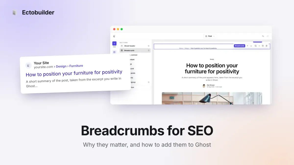 Breadcrumbs for SEO: Why They Matter and How to Add Them to Ghost
