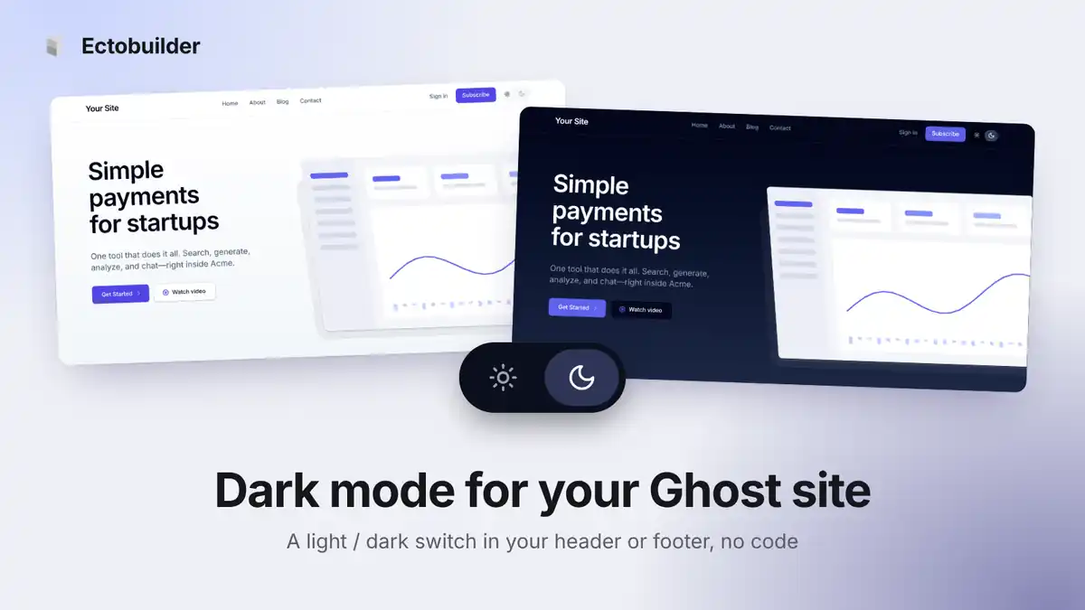 How to Add a Dark Mode Toggle to Your Ghost Site