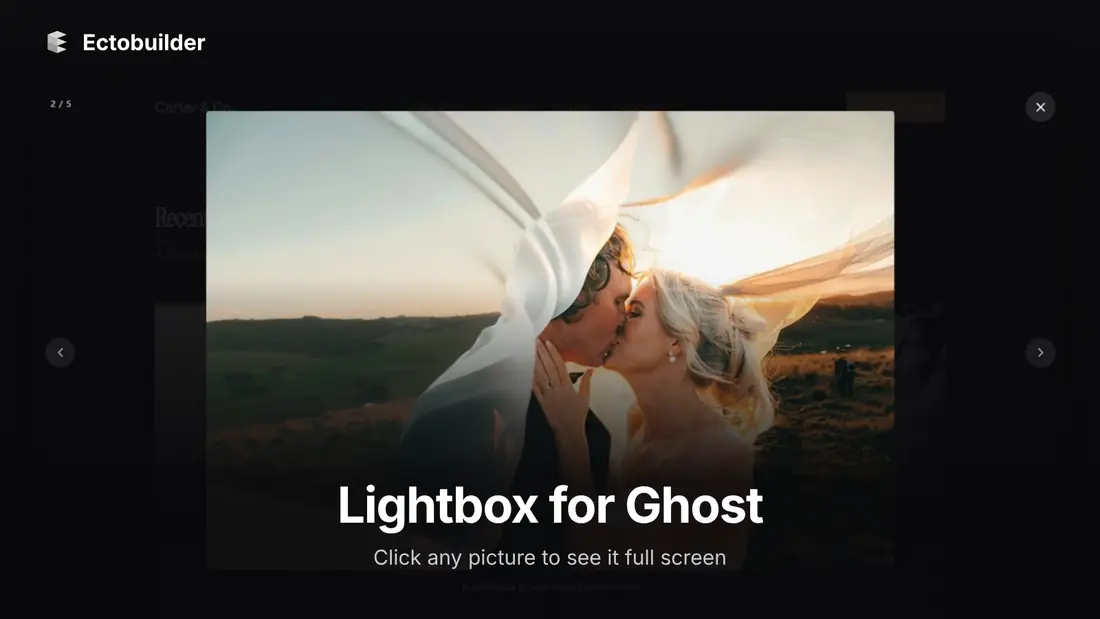 How to Add a Lightbox to Ghost: Click to Enlarge Pictures and Galleries